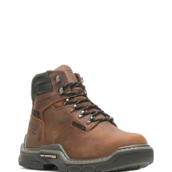 Waterproof|Work Boots<Wolverine Raider DuraShocks&reg; Waterproof 6" Met-Guard Work Boot Peanut