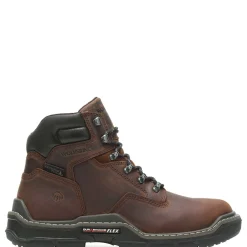 Waterproof|Soft Toe<Wolverine Raider DuraShocks® Waterproof 6" Work Boot Peanut