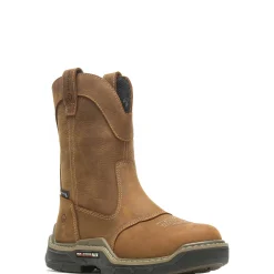 Waterproof|Soft Toe<Wolverine Raider DuraShocks&reg; Western Work Wellington Real Brown