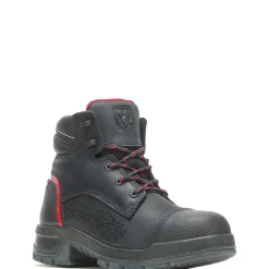 Collabs|Work Boots<Wolverine Ram Trucks Collection - Rebel Safety Toe Work Boot Black/Red