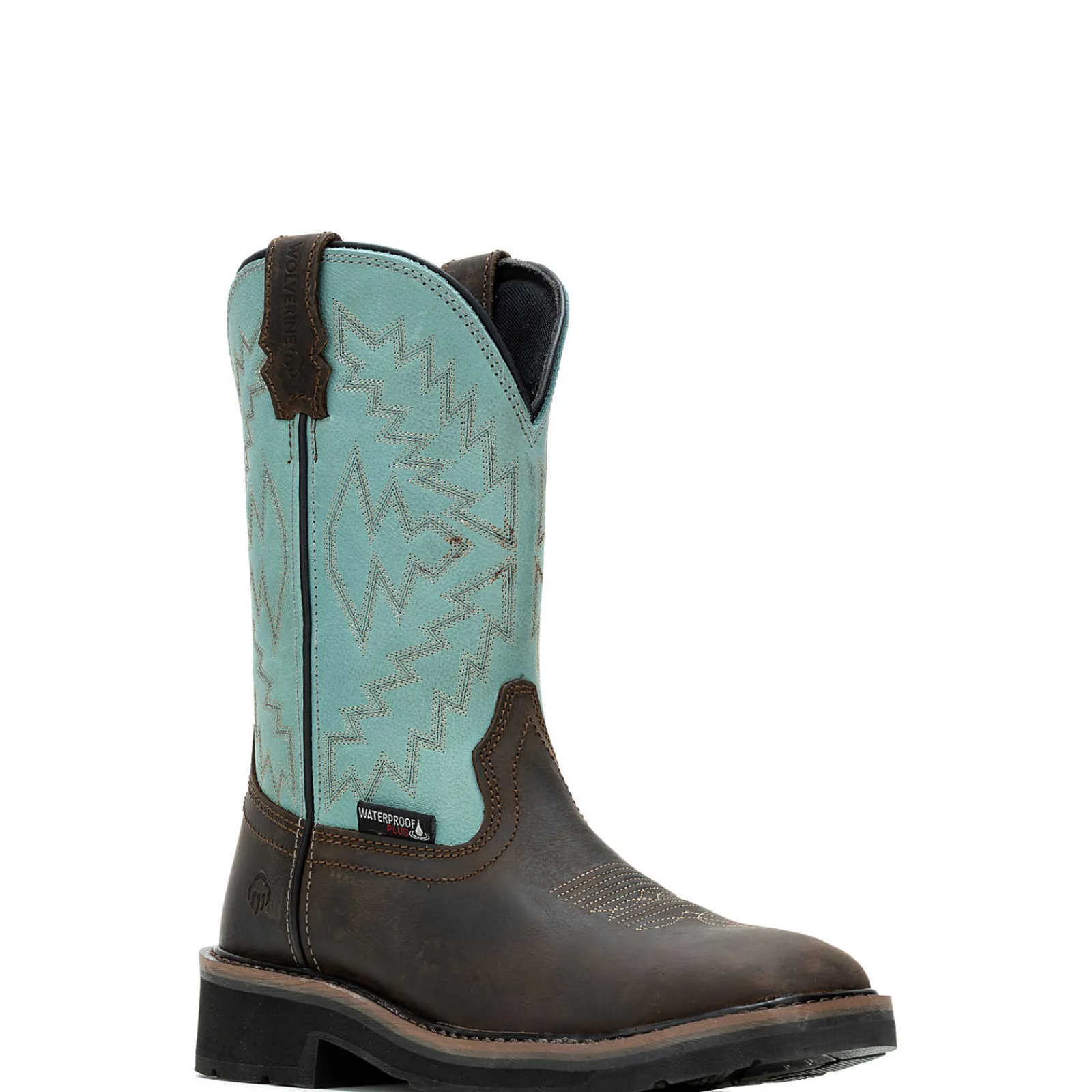 Safety Toe|Work Boots<Wolverine Rancher Arrow Steel-Toe Wellington Work Boot Aqua