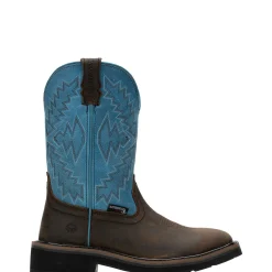Safety Toe|Work Boots<Wolverine Rancher Arrow Steel-Toe Wellington Work Boot Blue