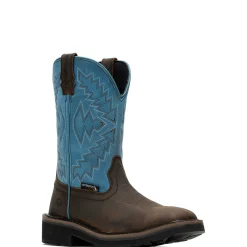Safety Toe|Work Boots<Wolverine Rancher Arrow Steel-Toe Wellington Work Boot Blue