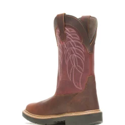 Work Boots|Safety Toe<Wolverine Rancher DuraShocks&reg; CarbonMax&reg; Wellington Work Boot Peanut/Red