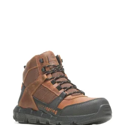 Ultraspring|Work Boots<Wolverine Rev UltraSpring&trade; DuraShocks&reg; Vent CarbonMax&trade; Work Boot Tobacco