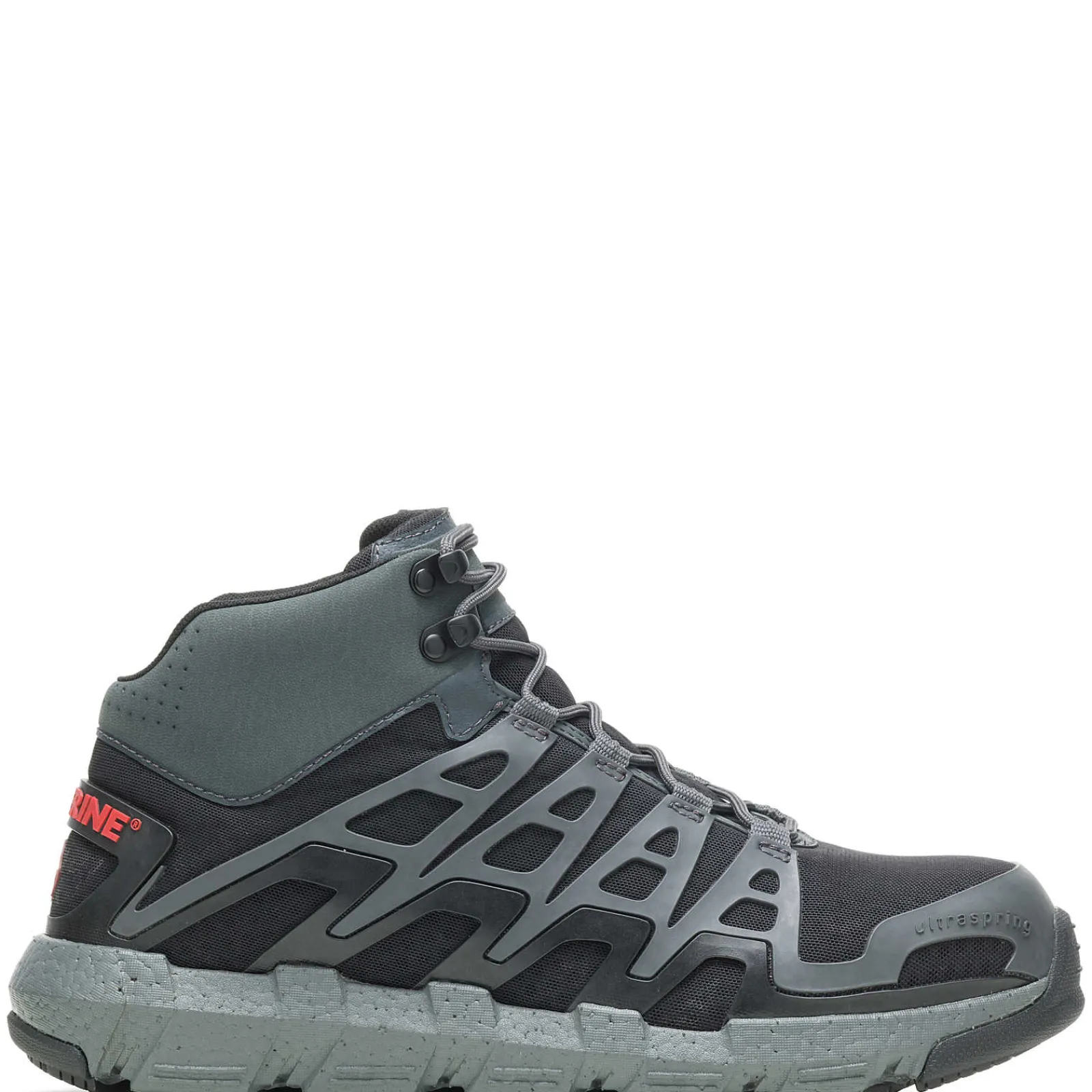 Ultraspring|Work Boots<Wolverine Rev Vent UltraSpring™ DuraShocks® CarbonMAX® Boot Charcoal
