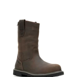 Waterproof|Safety Toe<Wolverine Revival Composite-Toe Work Wellington Dark Brown