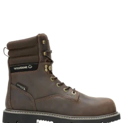 Waterproof|Safety Toe<Wolverine Revival 8" Composite-Toe Work Boot Dark Brown