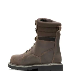 Waterproof|Safety Toe<Wolverine Revival 8" Composite-Toe Work Boot Dark Brown