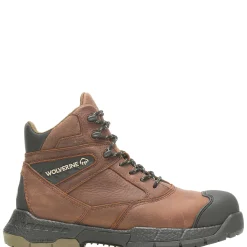 Ultraspring|Safety Toe<Wolverine Rush UltraSpring&trade; 6" CarbonMax&reg; Work Boot Brown