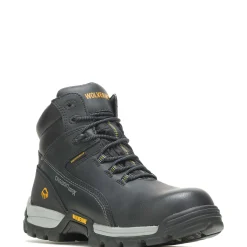 Waterproof|Work Boots<Wolverine Tarmac Waterproof Reflective Composite-Toe 6" Work Boot Black