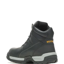 Waterproof|Work Boots<Wolverine Tarmac Waterproof Reflective Composite-Toe 6" Work Boot Black