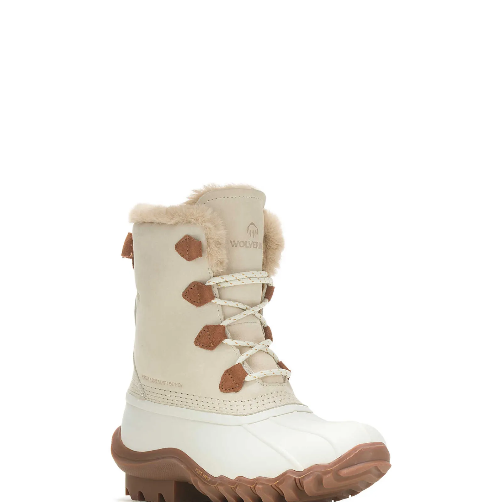 Rain & Snow|Waterproof<Wolverine Torrent Faux-Fur Tall Duck Boot Ivory