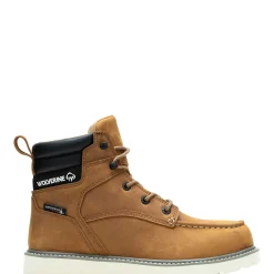 Waterproof|Soft Toe<Wolverine Trade Wedge 6" Moc-Toe Work Boot Wheat