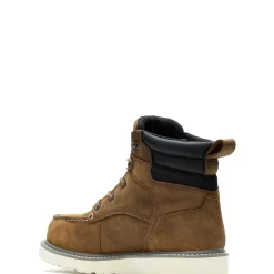 Waterproof|Soft Toe<Wolverine Trade Wedge 6" Moc-Toe Work Boot Sudan Brown