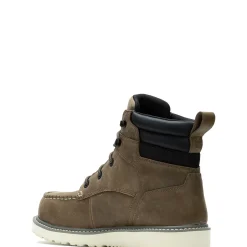 Waterproof|Soft Toe<Wolverine Trade Wedge 6" Moc-Toe Work Boot Gravel