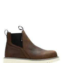 Waterproof|Work Boots<Wolverine Trade Wedge Steel-Toe Work Romeo Sudan Brown