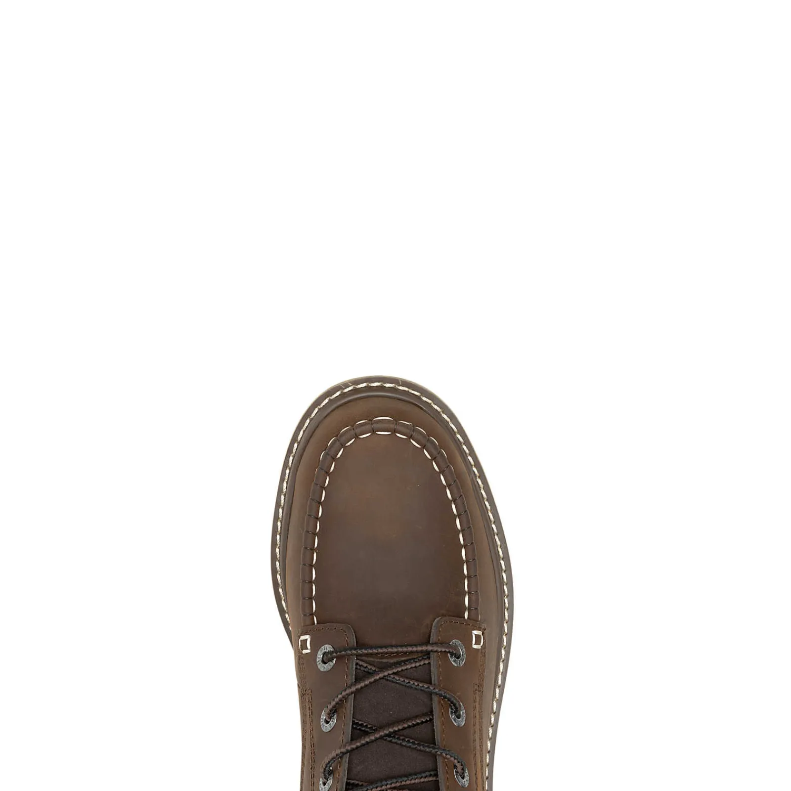 Safety Toe|Safety Toe<Wolverine Trade Wedge Unlined 8" Moc-Toe Work Boot Dark Brown