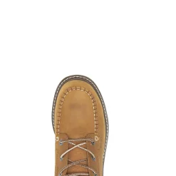 Safety Toe|Safety Toe<Wolverine Trade Wedge Unlined 6" Moc-Toe Composite-Toe Work Boot Tan