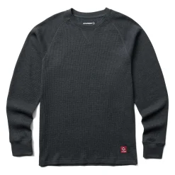 Work Shirts|Work Shirts<Wolverine Walden II Thermal Long Sleeve Tee Black Heather