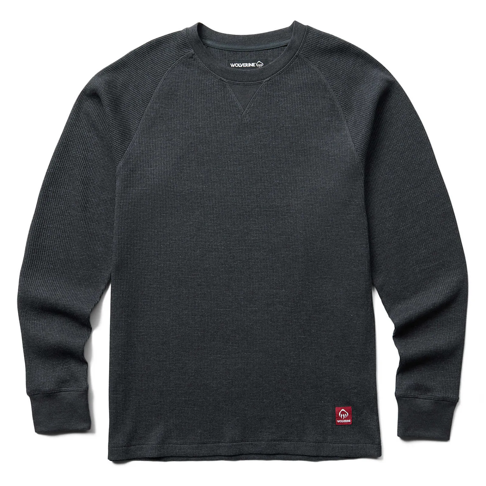 Work Shirts|Work Shirts<Wolverine Walden II Thermal Long Sleeve Tee Black Heather