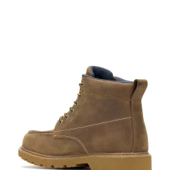 Waterproof|Soft Toe<Wolverine X Valiant University Of Michigan Floorhand Moc Toe Work Boot Tan